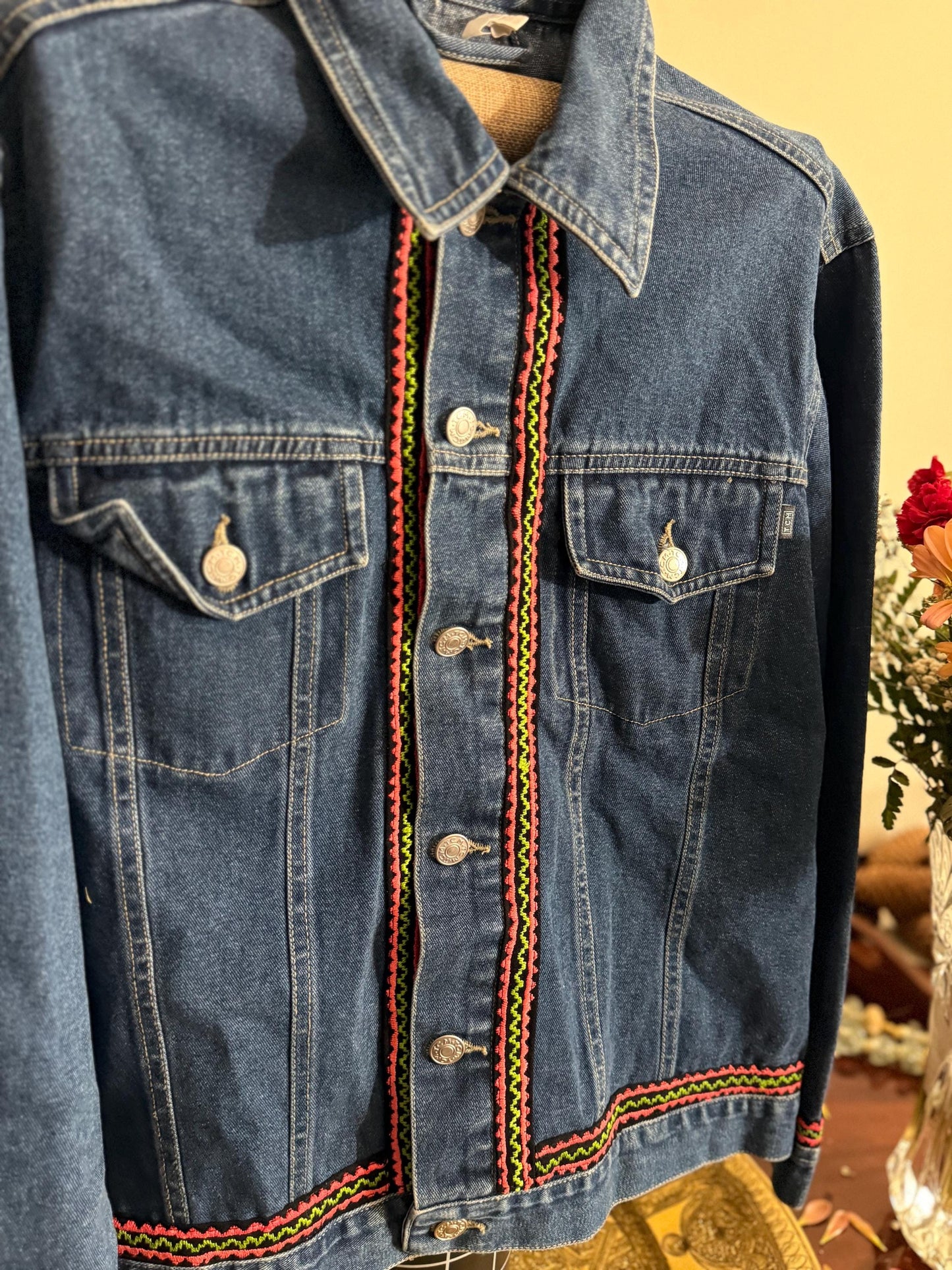 Tatreez Denim Jacket