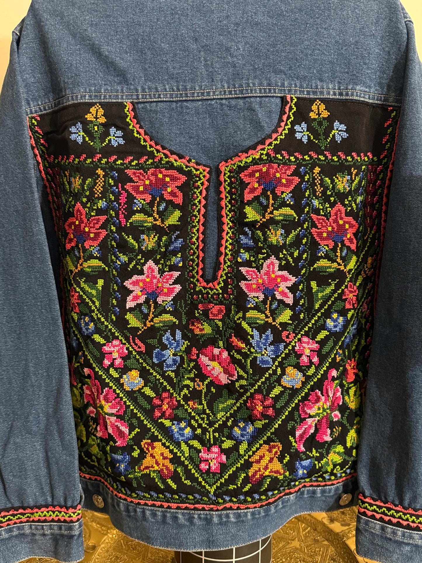 Tatreez Denim Jacket