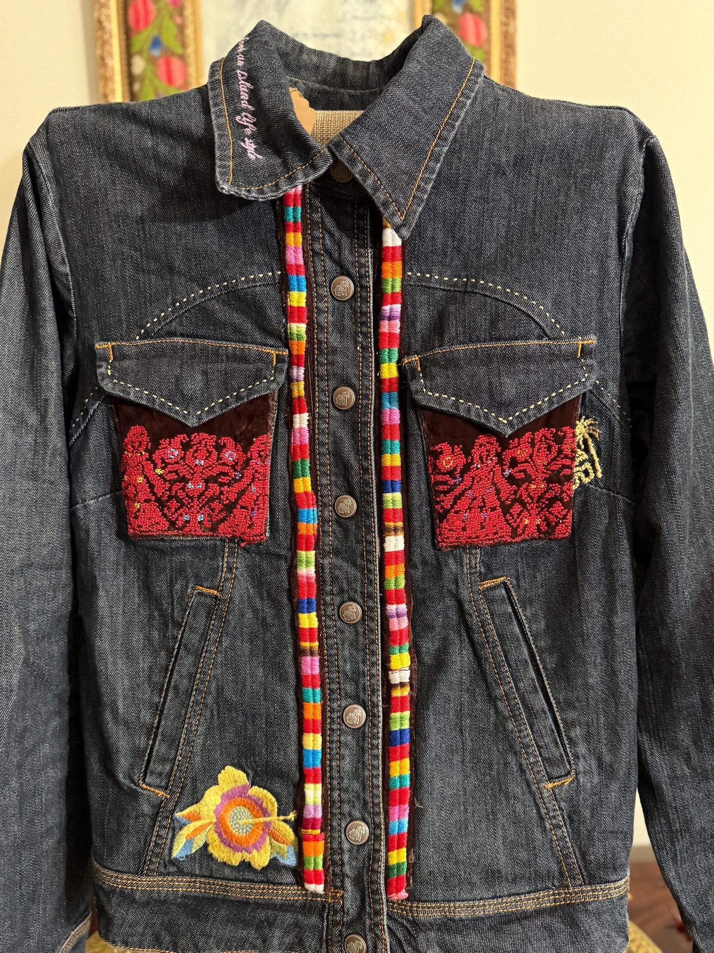 Tatreez Denim Jacket