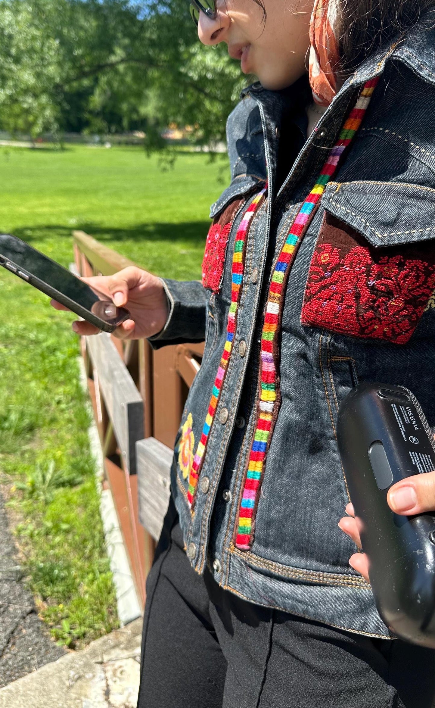 Tatreez Denim Jacket