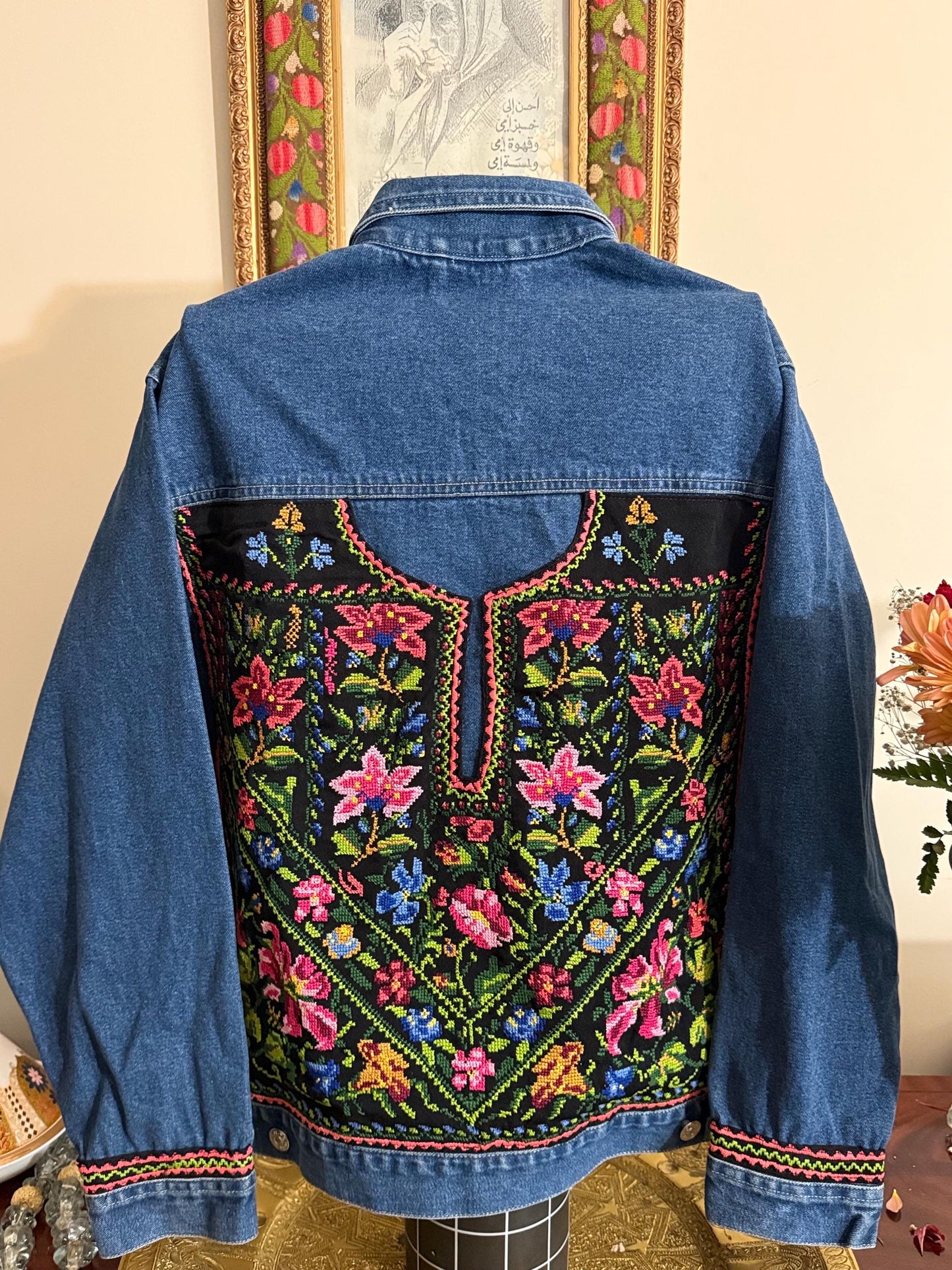 Tatreez Denim Jacket