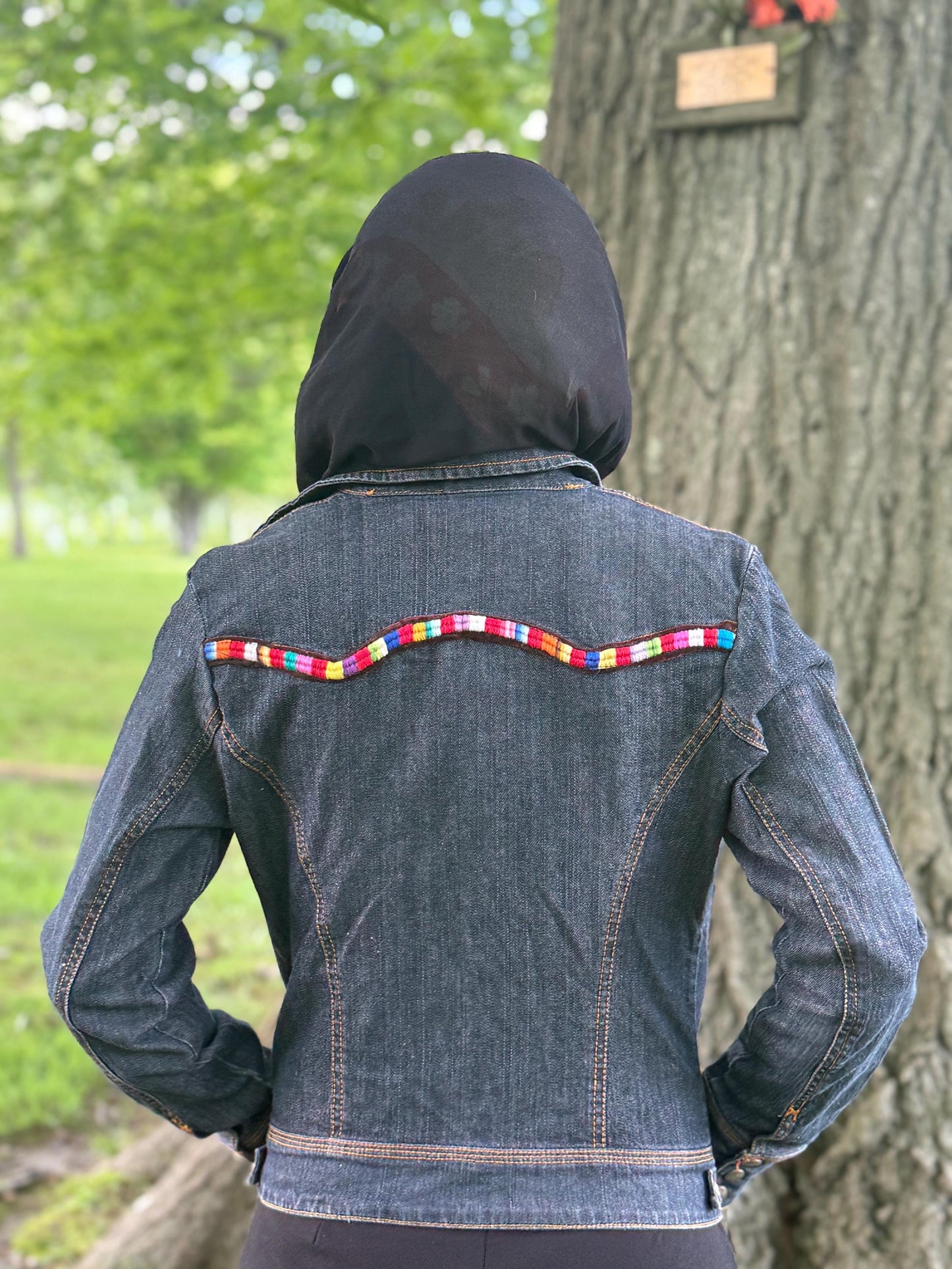 Tatreez Denim Jacket
