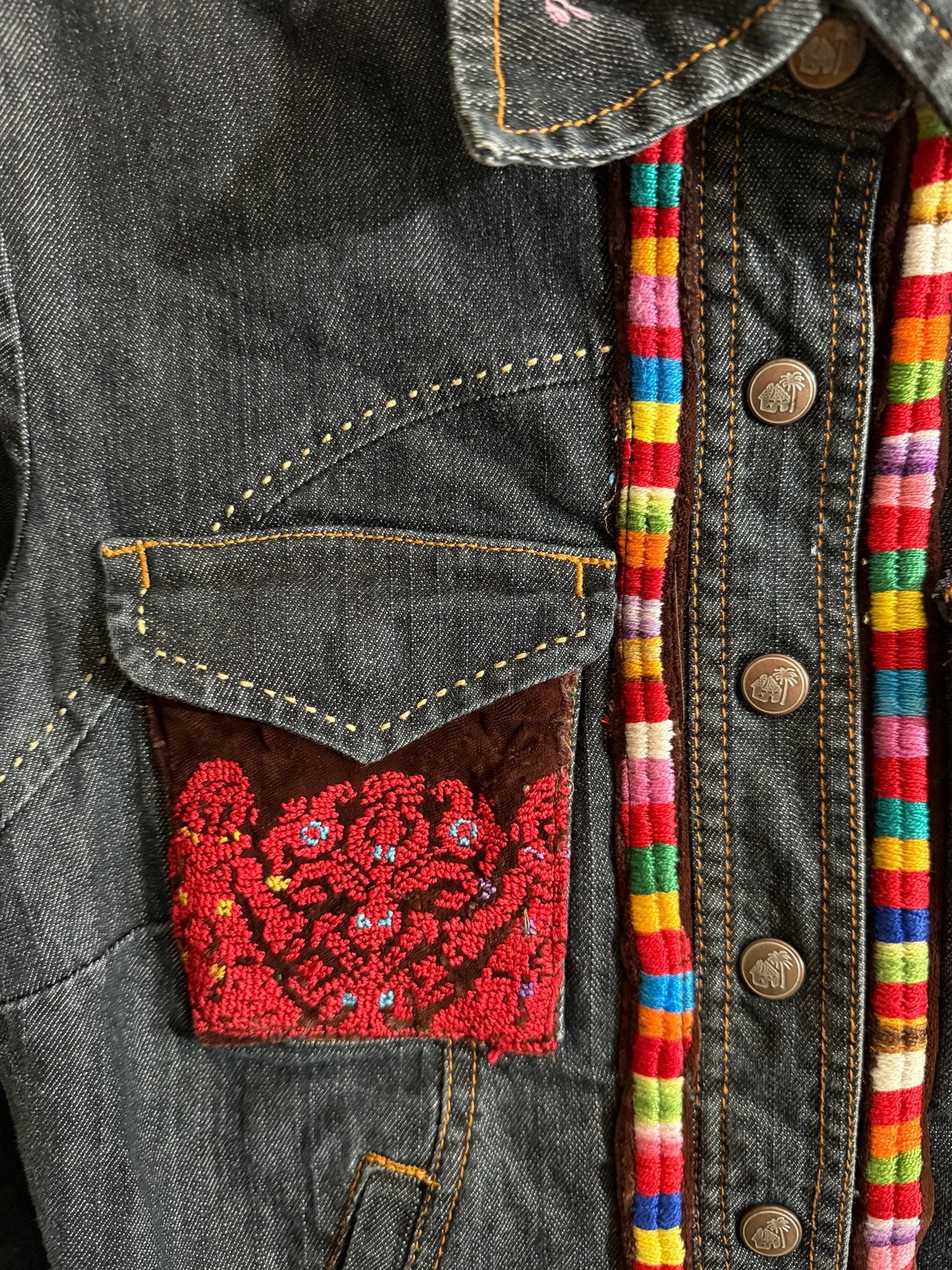 Tatreez Denim Jacket