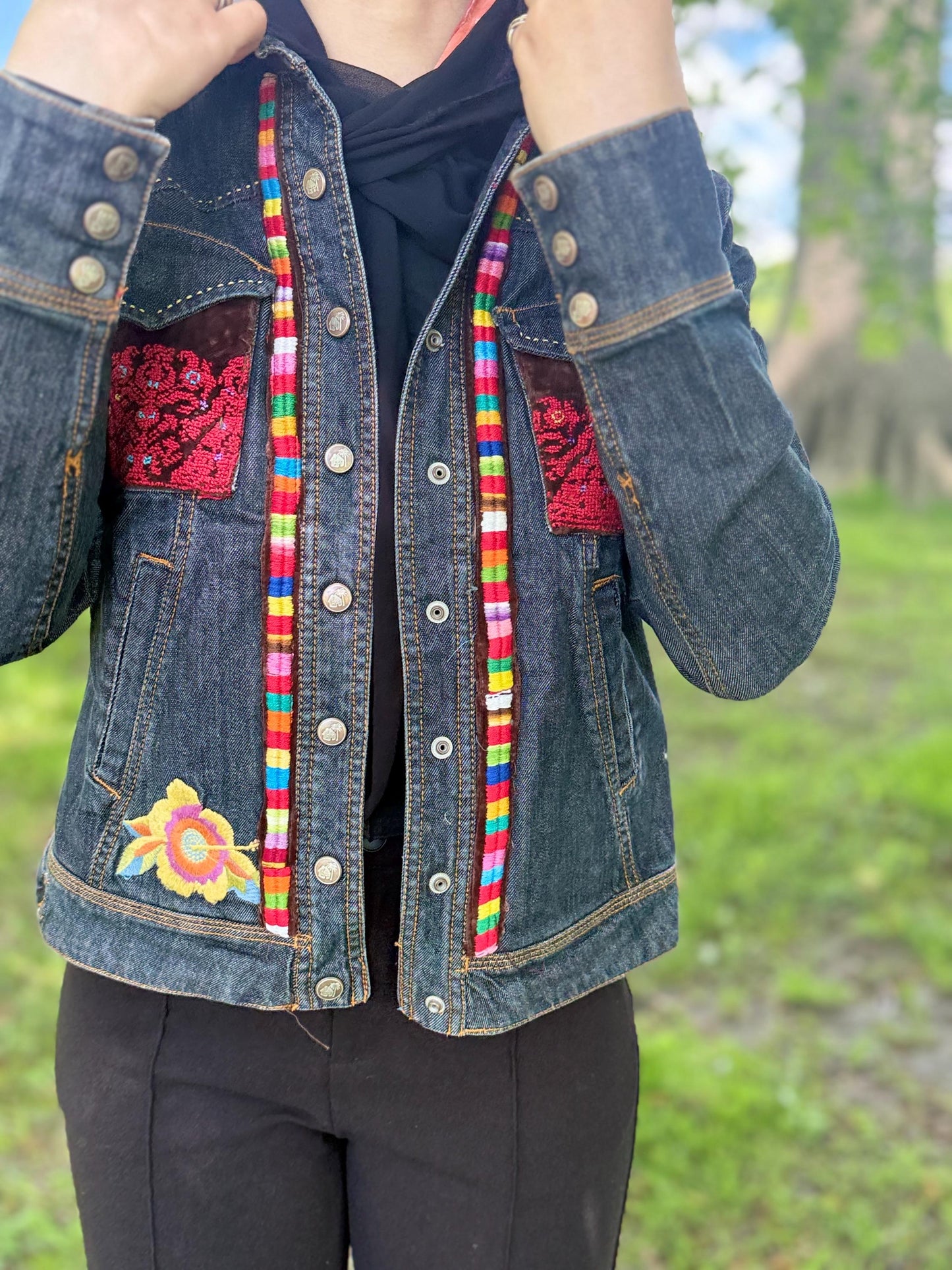 Tatreez Denim Jacket