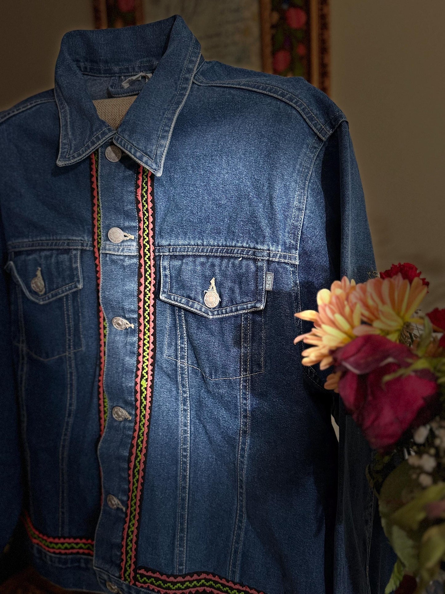 Tatreez Denim Jacket
