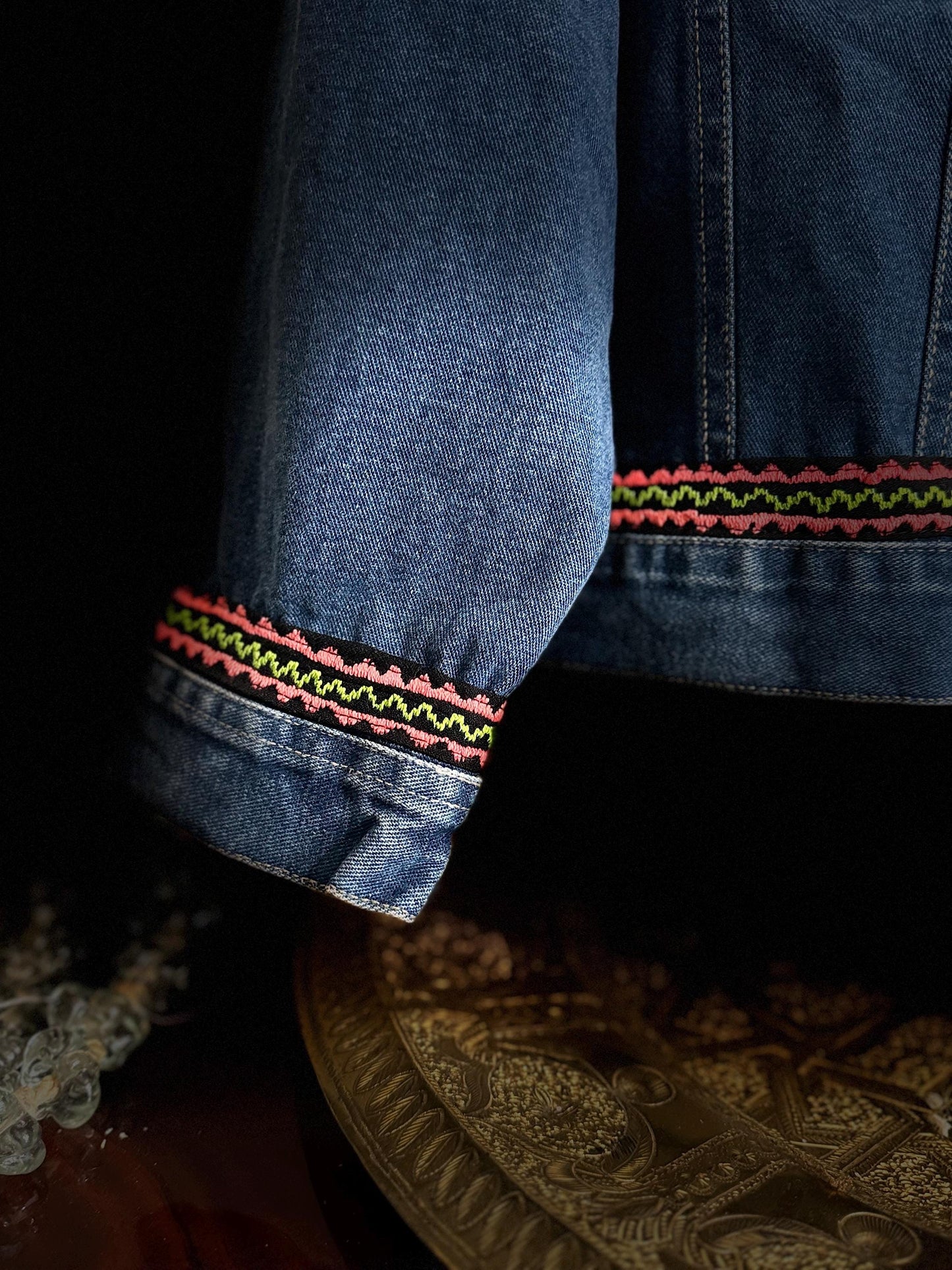 Tatreez Denim Jacket