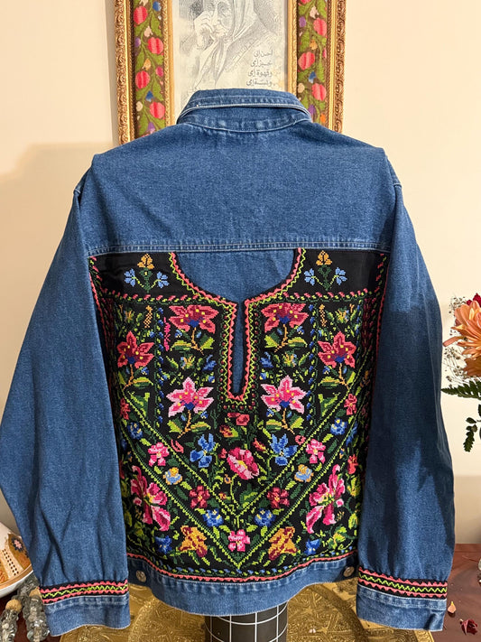 Tatreez Denim Jacket